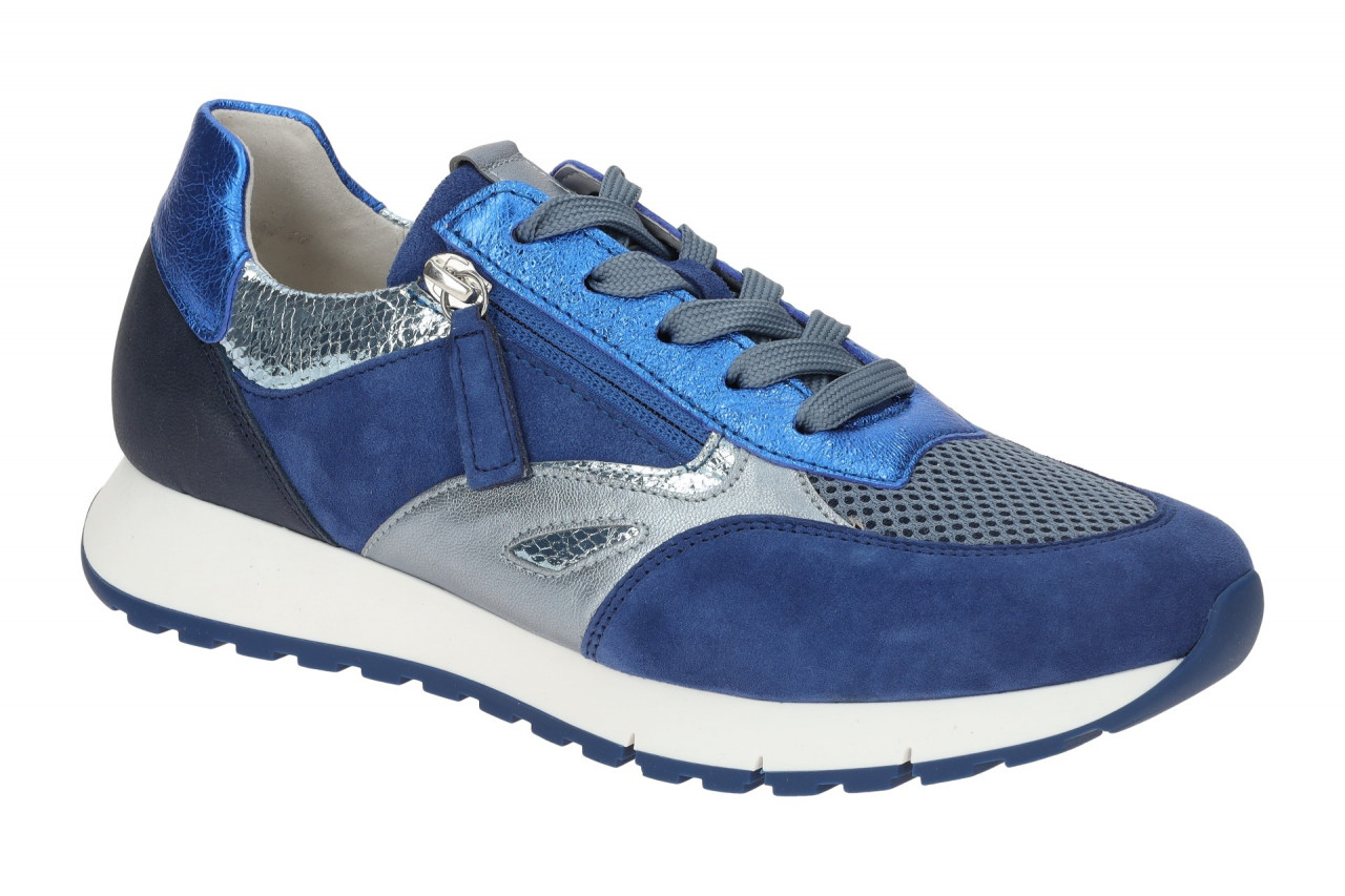 Gabor 62.488.66 FLORENZ Damen Sneaker Blau Natic K. (S.blau) OptiFit Fu?bett 1 Gabor 62.488.66 FLORENZ Damen Sneaker Blau Natic K. (S.blau) OptiFit Fu?bett