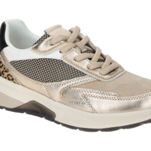 Gabor 66.846 Damen Sneaker beige oak muschel ROLLINGSOFT atmungsaktiv