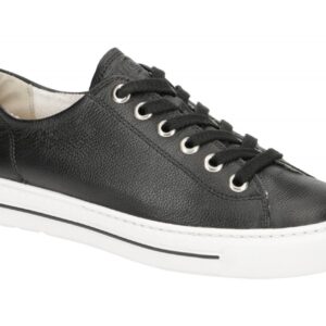 Paul Green Damenschuhe 4704-226 Sneaker Schwarz Glattleder Frottee-Futter