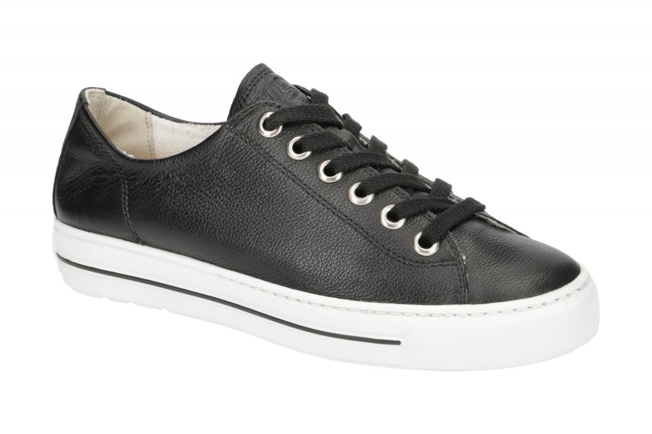 Paul Green Damenschuhe 4704-226 Sneaker Schwarz Glattleder Frottee-Futter 1 Paul Green Damenschuhe 4704-226 Sneaker Schwarz Glattleder Frottee-Futter