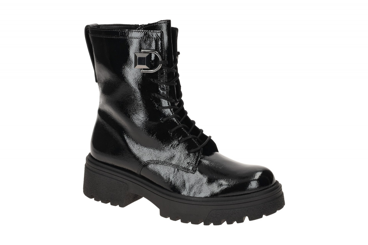 Gabor 71.761 Schwarz Altsilber Damen Stiefeletten Best Fitting Knautschlack 1 Gabor 71.761 Schwarz Altsilber Damen Stiefeletten Best Fitting Knautschlack