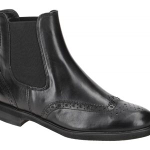 Paul Green Damen Stiefeletten 8070-020 Schwarz Echtleder Chelsea Boots Blocka...