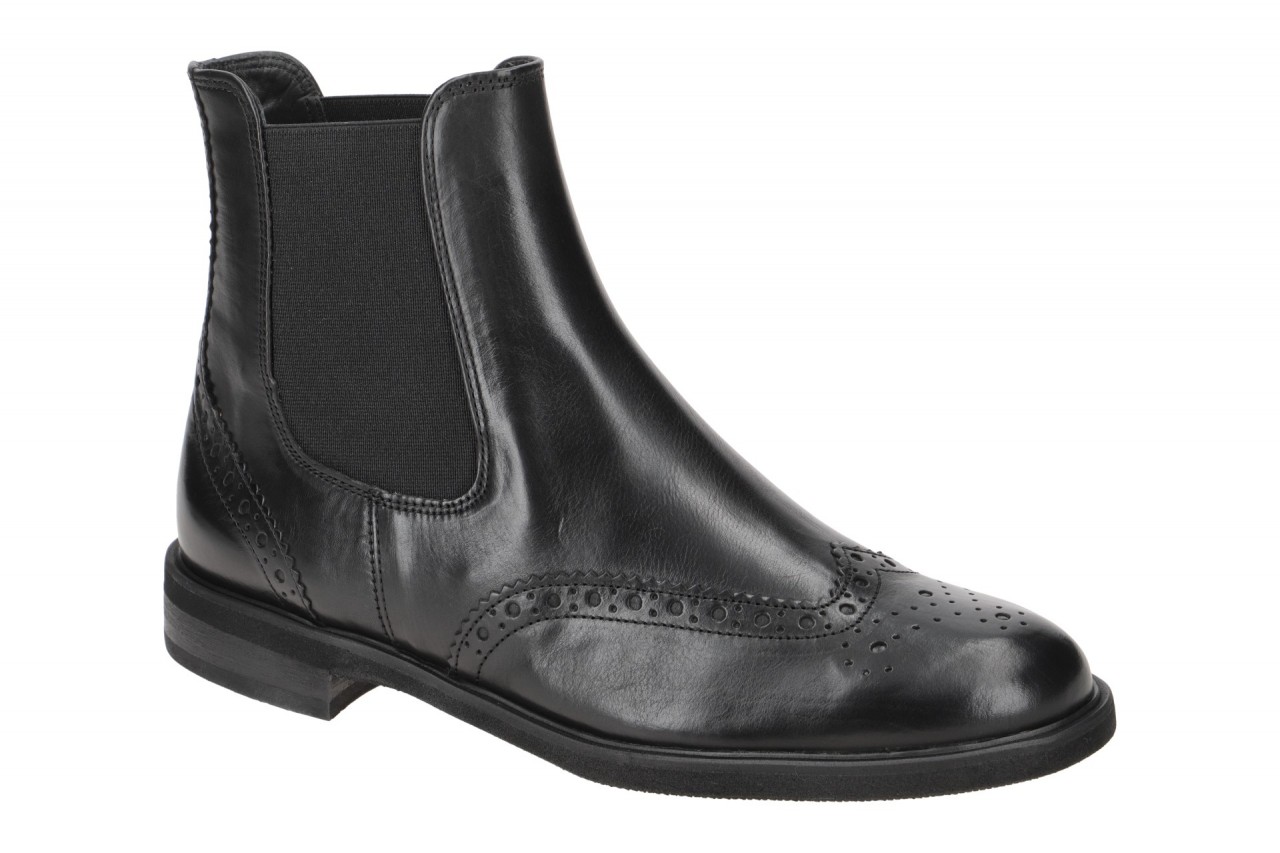 Paul Green Damen Stiefeletten 8070-020 Schwarz Echtleder Chelsea Boots Blocka... 1 Paul Green Damen Stiefeletten 8070-020 Schwarz Echtleder Chelsea Boots Blocka...
