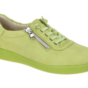 Waldl?ufer 947006 H-CLOE Damen Halbschuhe Gr?n Lime bequeme Schn?rschuhe