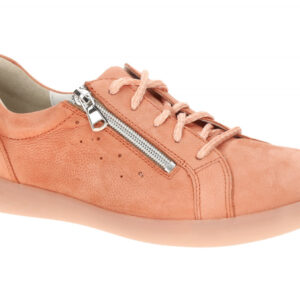 Waldl?ufer 947001 H-ClOE Damenschuhe bequeme Schn?r-Halbschuhe rose-melon/silber