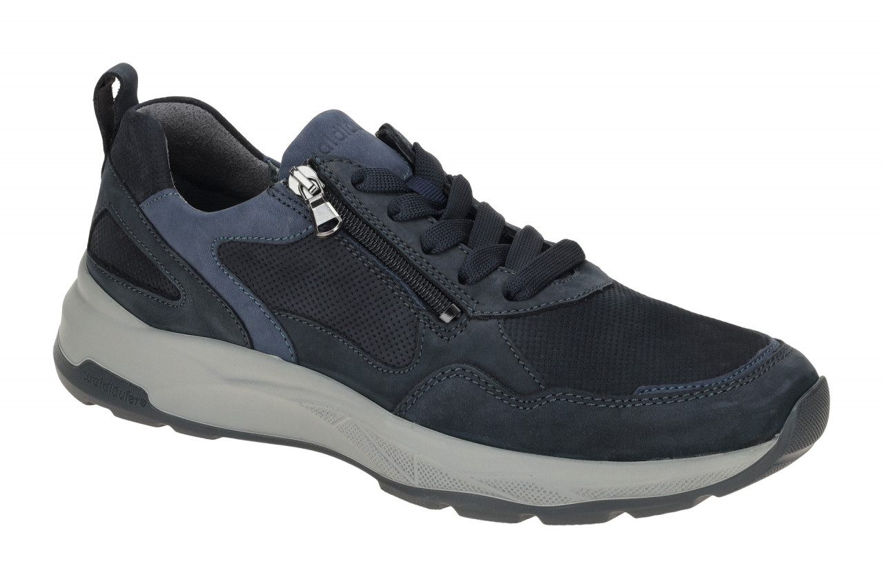 Waldl?ufer 713003 Herren Schn?r Halbschuhe Marine Jeans Bequem Weit Passform 1 Waldl?ufer 713003 Herren Schn?r Halbschuhe Marine Jeans Bequem Weit Passform