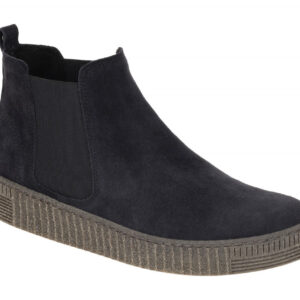 Gabor 73.731 Damen Stiefeletten in Blau ocean - bequeme Chelsea Boots