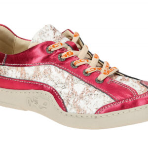 Eject 6712.003 SKAT Damen Halbschuhe rot/wei? bequeme Schn?rschuhe