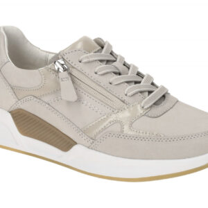 Gabor 86.958.31 ROLLINGSOFT Damen Sneaker Grau Puder Echtleder - Leicht und b...