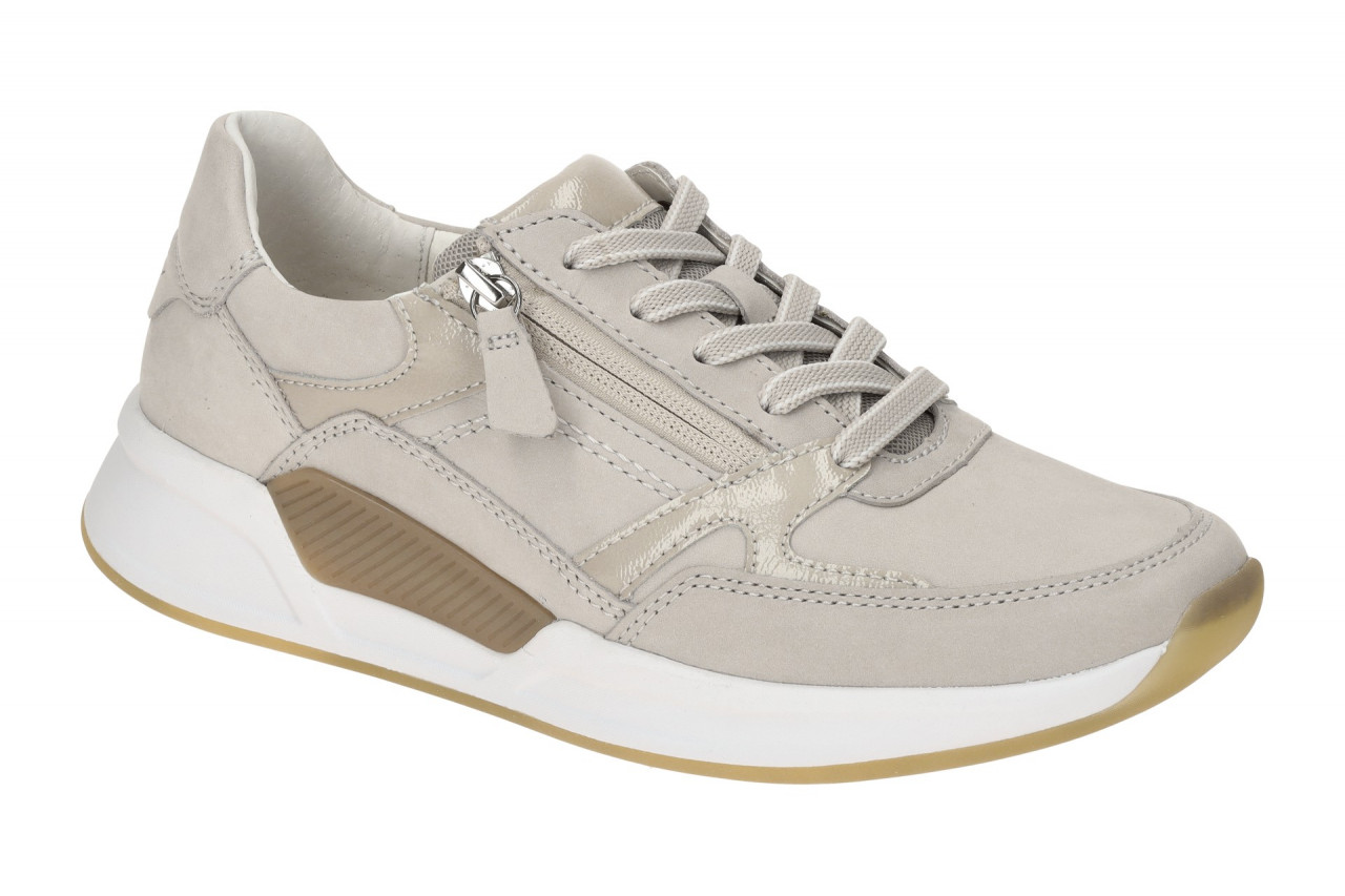 Gabor 86.958.31 ROLLINGSOFT Damen Sneaker Grau Puder Echtleder - Leicht und b... 1 Gabor 86.958.31 ROLLINGSOFT Damen Sneaker Grau Puder Echtleder - Leicht und b...