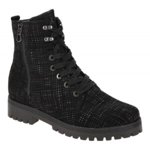 Waldl?ufer Damen Stiefeletten 338813 Schwarz bequeme Boots