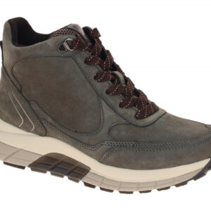 Gabor 76.805.40 Komfort Damen Stiefeletten Grau Espresso Nubuk Wedge Absatz S...
