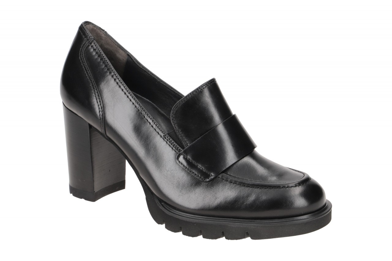 Paul Green 3784-000 Schwarze Damenschuhe Pumps Echtleder Plateau Absatz 6,5 cm 1 Paul Green 3784-000 Schwarze Damenschuhe Pumps Echtleder Plateau Absatz 6,5 cm