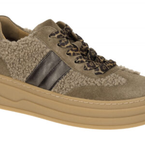 Gabor 73.350.14 Damen Halbschuhe braun farro Leo-Sneaker mit Plateau