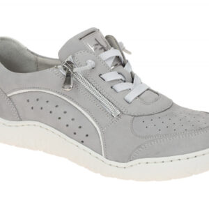 Waldl?ufer 612005 K-MILENA Damen Schn?r-Halbschuhe in Hellgrau/Snow - Bequeme...
