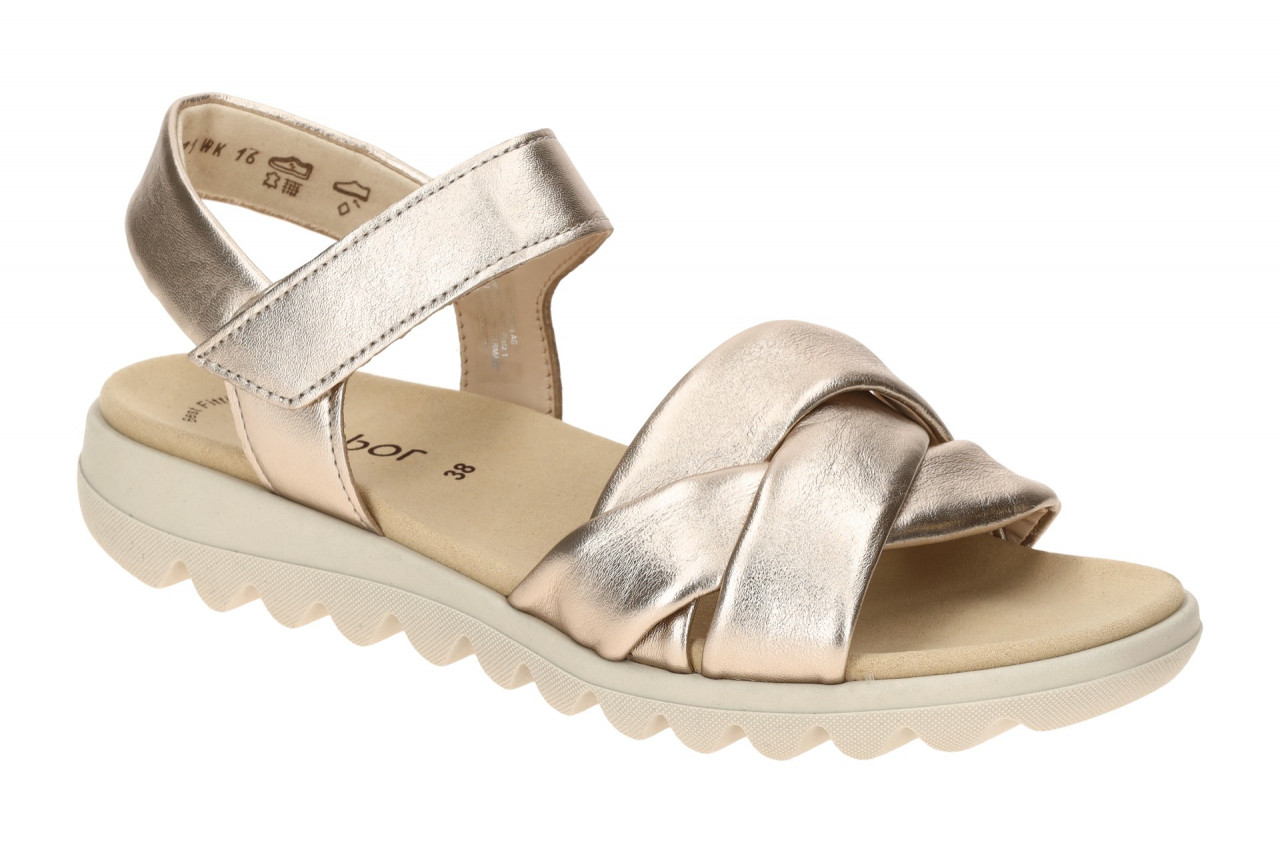 Gabor 64.812 Sandalette Grau Puder - Best Fit Damen Riemchen Sandalen 1 Gabor 64.812 Sandalette Grau Puder - Best Fit Damen Riemchen Sandalen