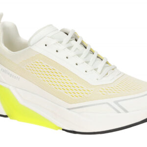 Gabor 86.912.61 ROLLINGSOFT Damen Sneaker in wei?/gelb - bequeme Halbschuhe