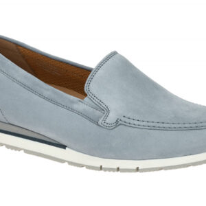 Gabor 62.414.26 FLORENZ Damen Slipper blau heaven bequeme Halbschuhe