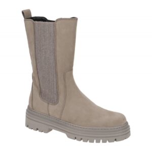 Gabor 91.724 Grau Fango Damen Stiefeletten - Best Fitting, Blockabsatz 2,5cm