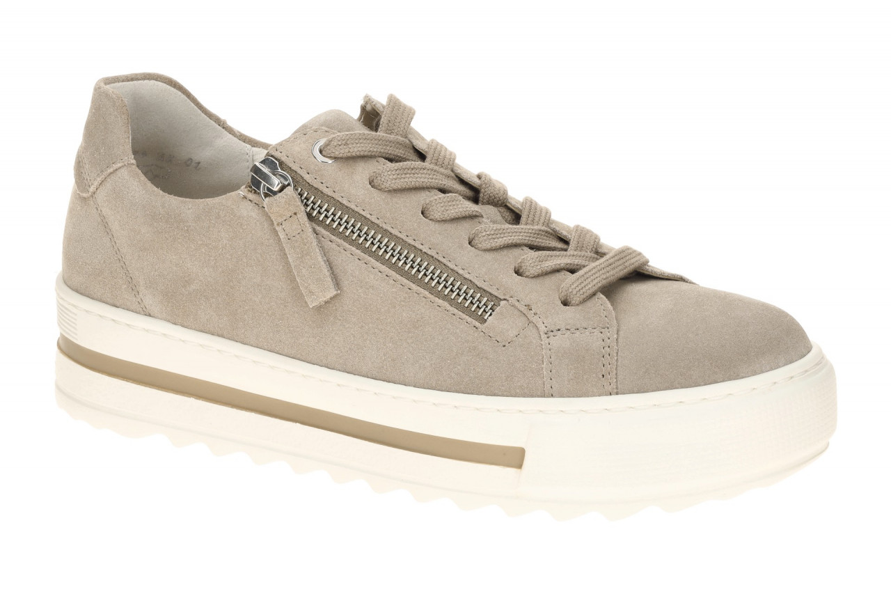 Gabor 86.498 Grau Silk Sneaker Damen Halbschuhe W. Fu?bett PU Sohle flexibel 1 Gabor 86.498 Grau Silk Sneaker Damen Halbschuhe W. Fu?bett PU Sohle flexibel