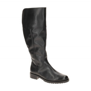"Gabor 72.029 Damenstiefel Schwarz - Schwarzer Echtleder Langschaftstiefel mi...