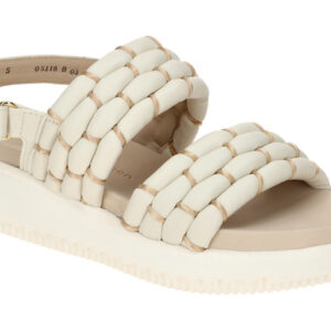 Paul Green Damen Sandale PG 6165-01 Beige Cream Plateau Sandaletten Super Sof...