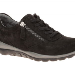 Gabor 06.968.47 ROLLINGSOFT Damen Sneaker Schwarz - Sportliche Halbschuhe