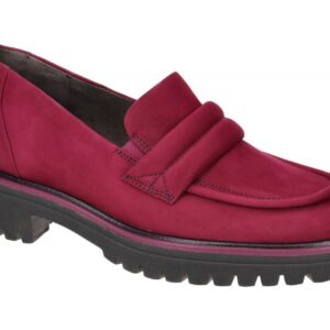 Paul Green Damen Slipper 2957-05x Rot Cyclam Mokassin Super Soft Fu?bett Echt...