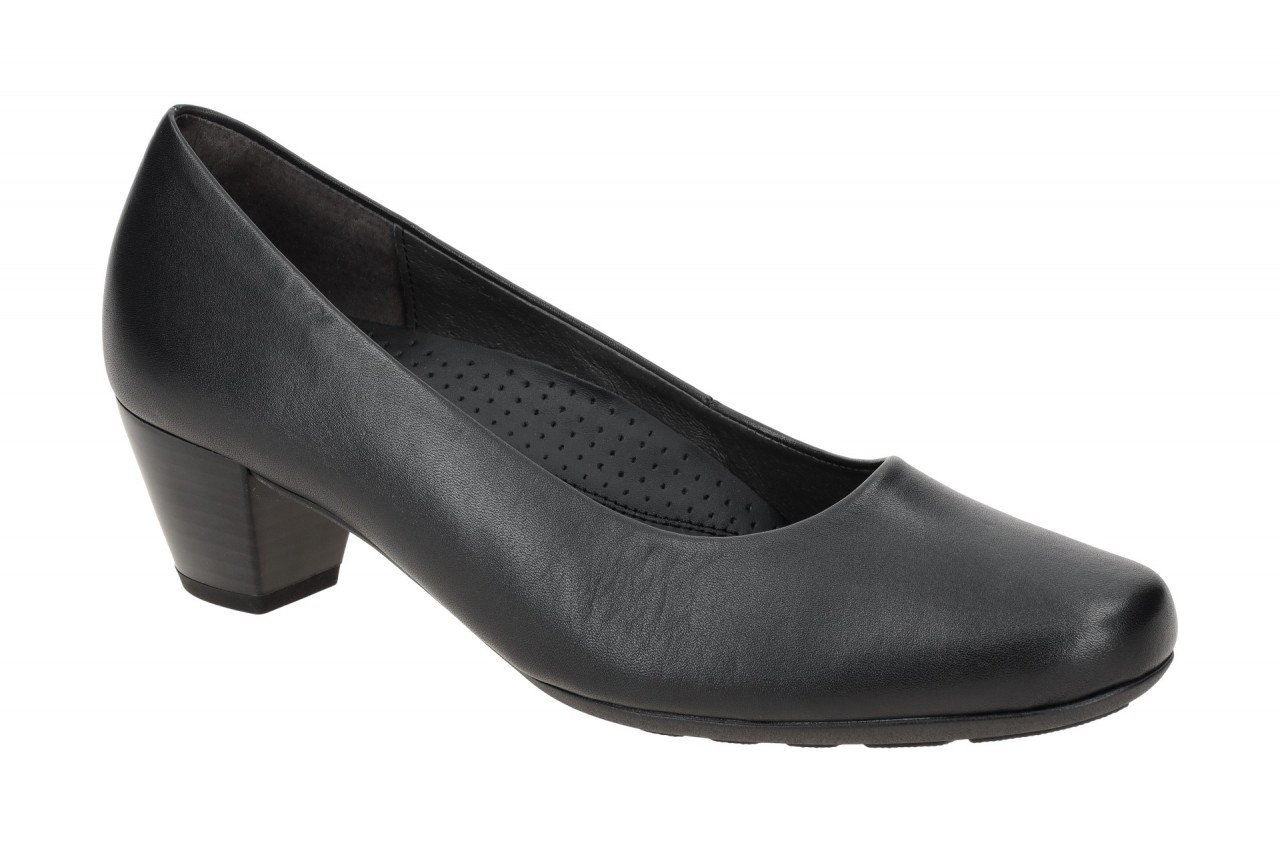 Gabor 02.120.57 ST.TROPEZ Damen Pumps Schwarz Echtleder Gummisohle 4,5cm Absatz 1 Gabor 02.120.57 ST.TROPEZ Damen Pumps Schwarz Echtleder Gummisohle 4,5cm Absatz