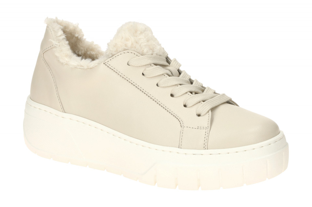 Gabor 73.221 - Beige Plateau Sneaker Best Fitting Echtleder 1 Gabor 73.221 - Beige Plateau Sneaker Best Fitting Echtleder