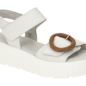 Gabor 64.754.20 Damen Sandalette in Wei? (Latte) - Best Fitting Riemchen Sandale