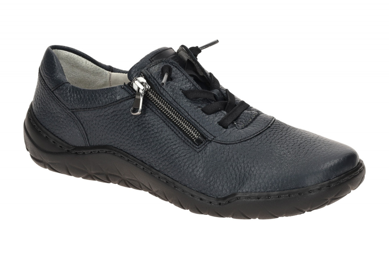 Waldl?ufer 612003 K-MILENA Damen Halbschuhe Blau Notte Bequeme Schn?rschuhe 1 Waldl?ufer 612003 K-MILENA Damen Halbschuhe Blau Notte Bequeme Schn?rschuhe