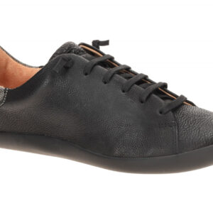 Think 1325 BLO Damenschuhe Slipper Schwarz - Barfu?-Design, Echtleder, Latexl...