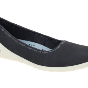 Ecco 80236302038 Damen Ballerinas marine Nubuck Slip On PU Sohle