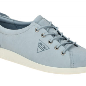 Ecco 20650302434 SOFT 2.0 - lace Damen Halbschuhe in dusty blue, echtes Nubuc...