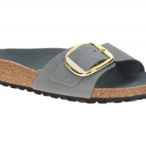 Birkenstock Madrid Big Buckle 1032090 Grau Basalt Gray Damen Pantoletten
