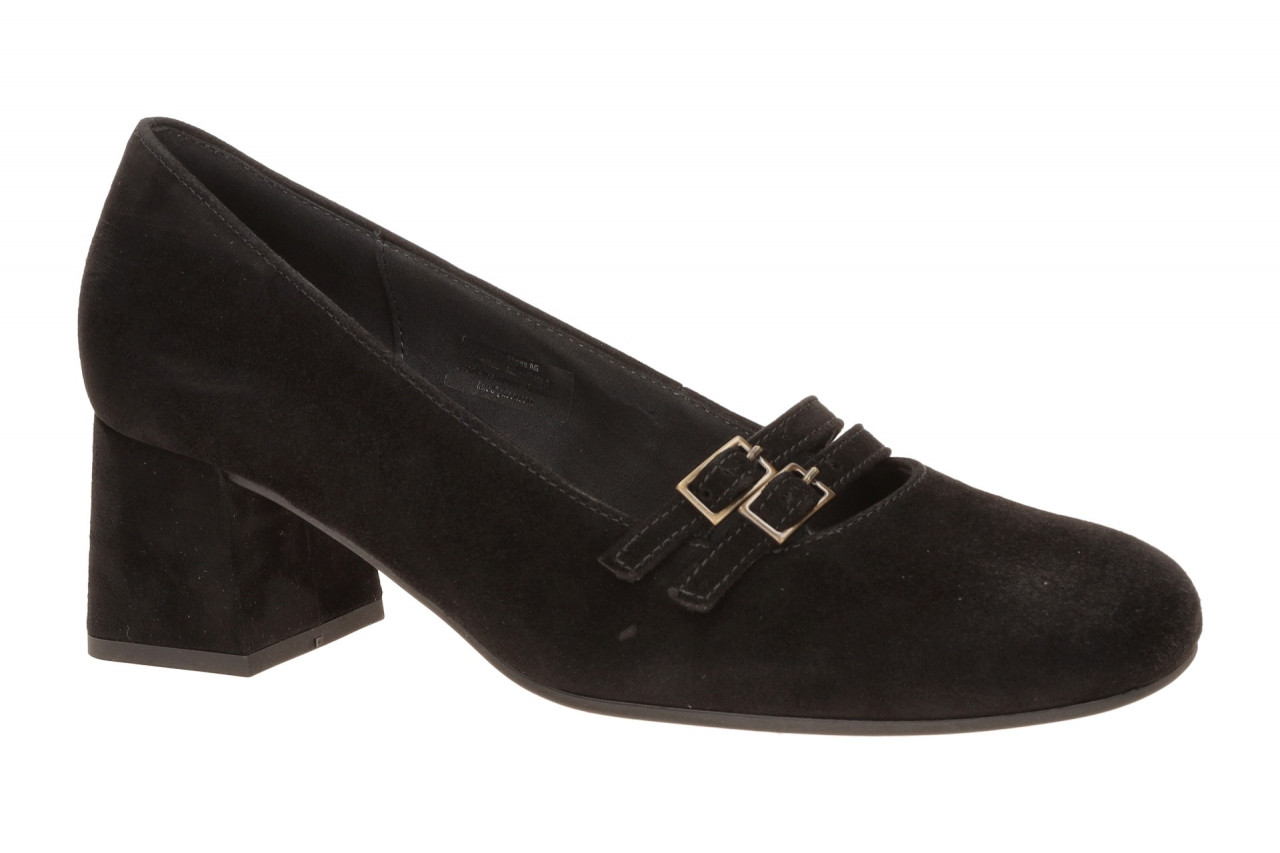 Gabor 3022.02.001 Schwarz Velour Spangenpumps 5cm Absatz 1 Gabor 3022.02.001 Schwarz Velour Spangenpumps 5cm Absatz
