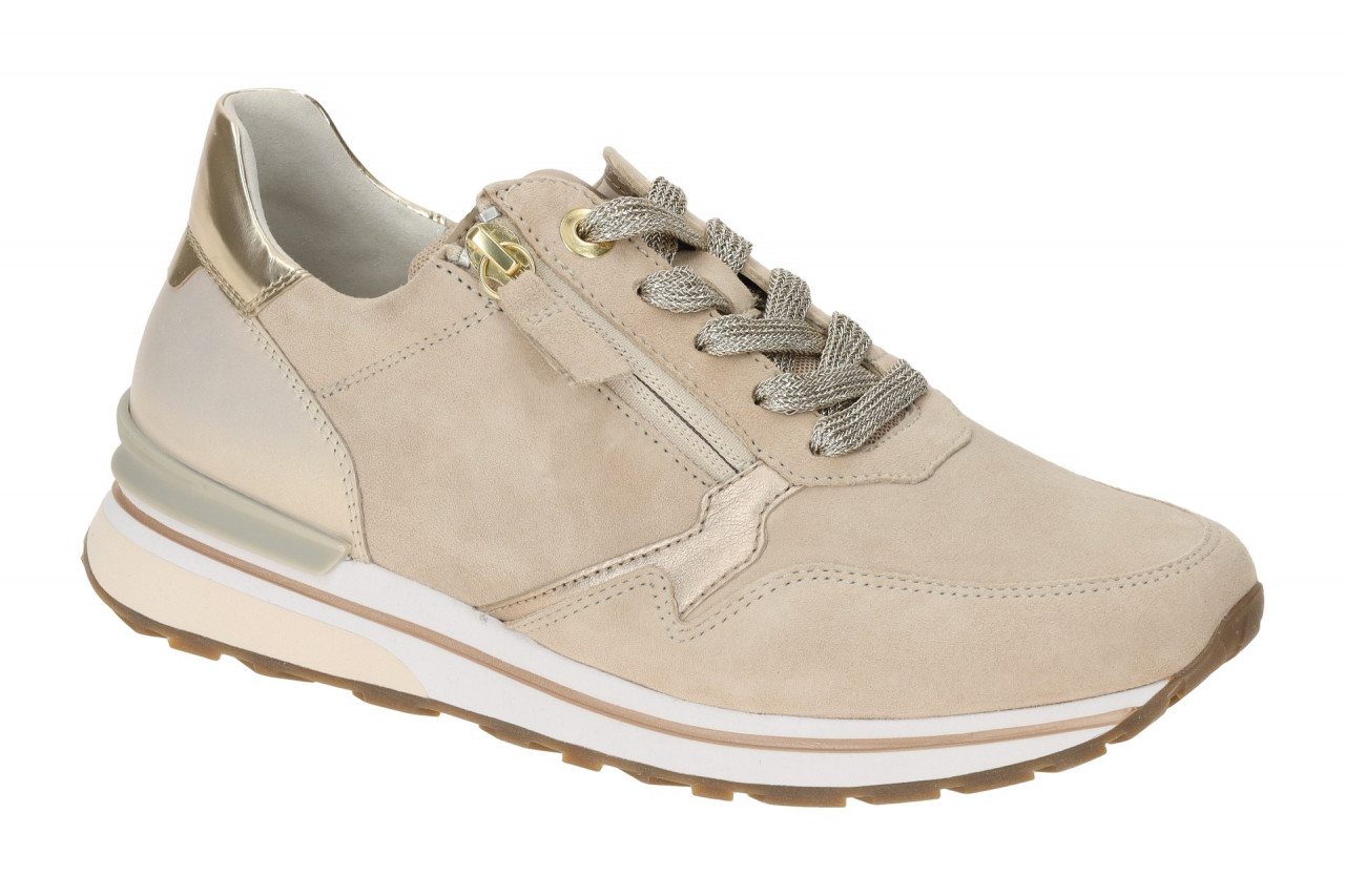 Gabor 66.347.34 sportliche Schn?r-Halbschuhe beige desert gold - Echtleder - ... 1 Gabor 66.347.34 sportliche Schn?r-Halbschuhe beige desert gold - Echtleder - ...