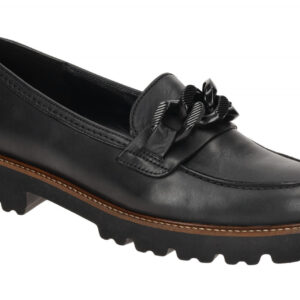 "Gabor 75.240.27 Damen Slipper Schwarz - BEST FITTING Echtleder Halbschuhe"