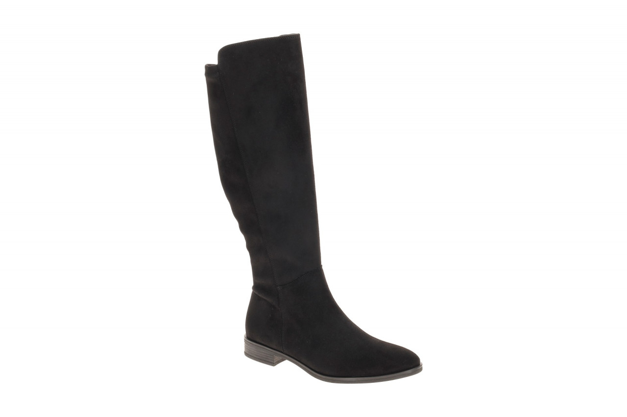 Paul Green Damenstiefel 8254-00 Schwarz Velourleder Stretch Schaft Blockabsatz 1 Paul Green Damenstiefel 8254-00 Schwarz Velourleder Stretch Schaft Blockabsatz