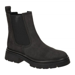 Gabor Damen Stiefeletten 71.850 in Grau Pepper/Schwarz - Chelsea Ankle-Boots
