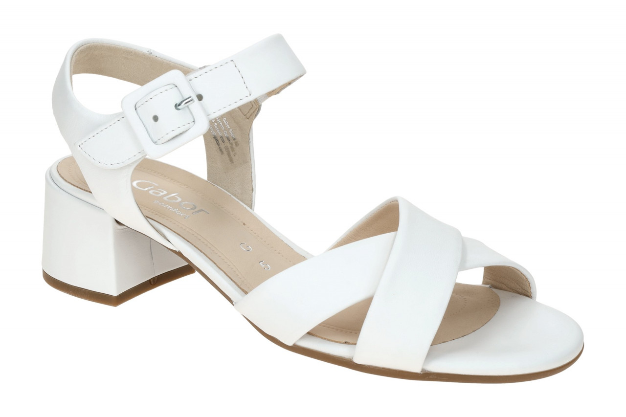 Gabor Damen Sandalette 82.913.50 Wei? Echtleder Riemchen Sandalen 1 Gabor Damen Sandalette 82.913.50 Wei? Echtleder Riemchen Sandalen