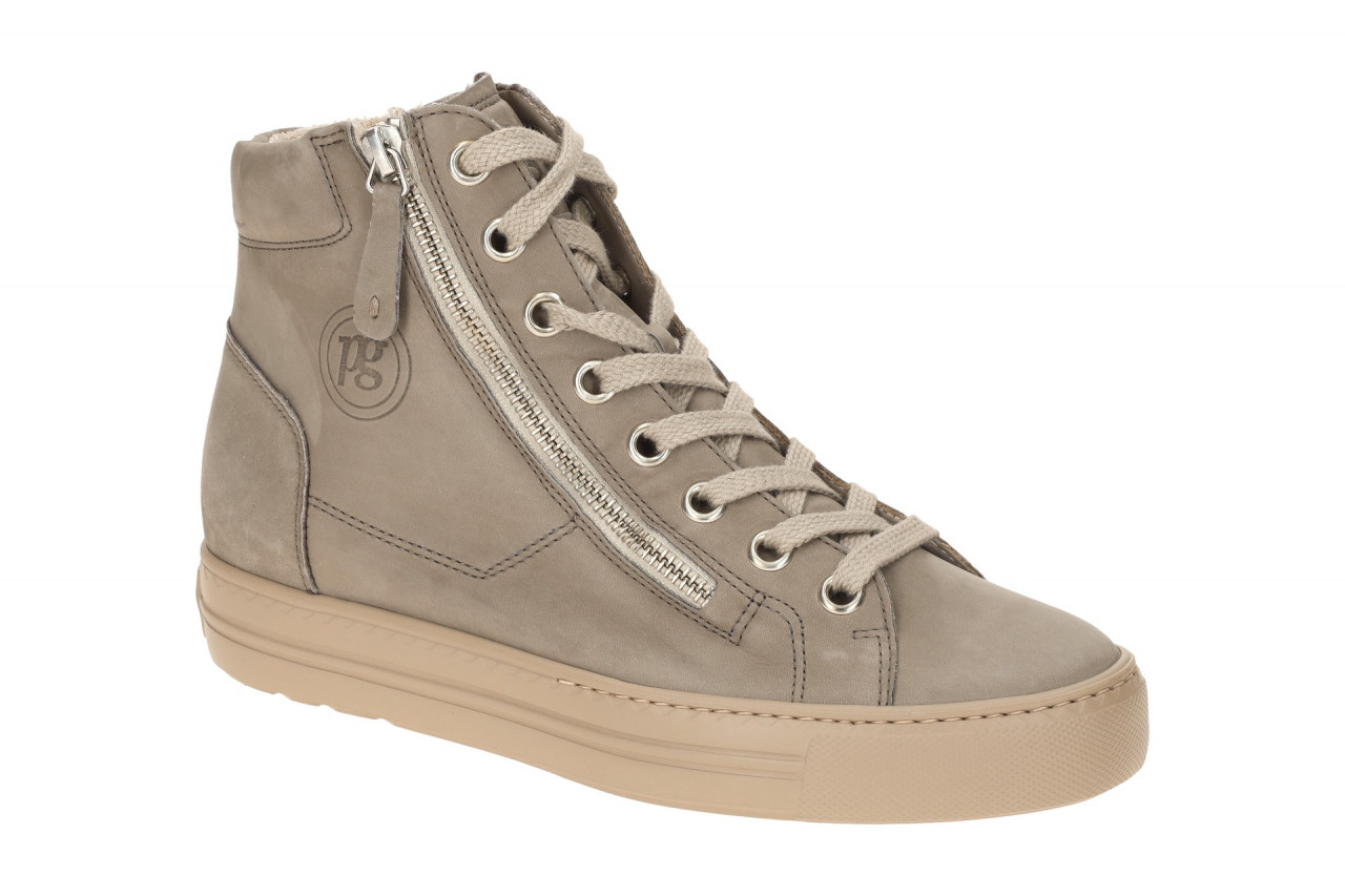 Paul Green Damen Stiefeletten 4024-26 taupe-grau Nubuk sportliche Sneaker Boots 1 Paul Green Damen Stiefeletten 4024-26 taupe-grau Nubuk sportliche Sneaker Boots