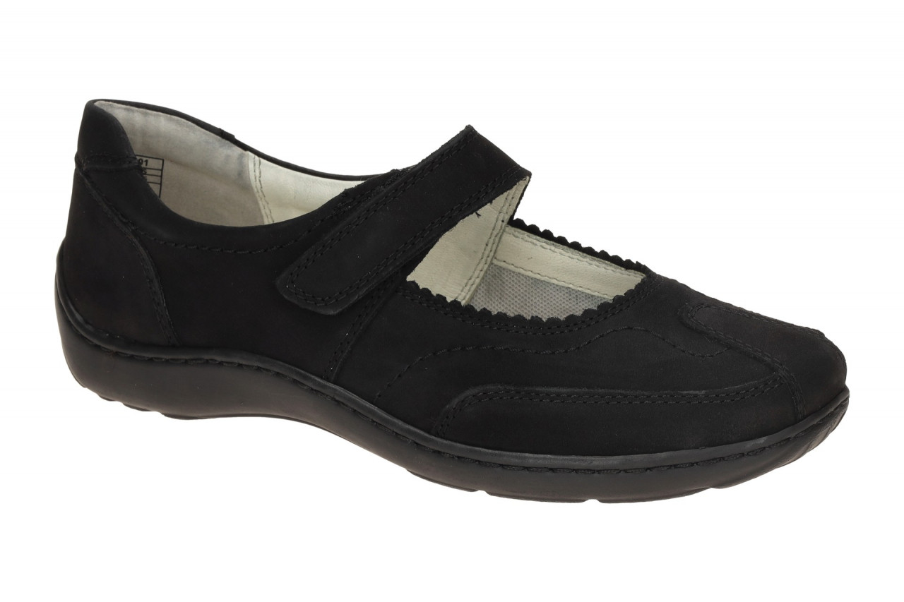 Waldl?ufer 496302 HENNI Mary Jane Ballerina Schwarz Echtleder Extra WeitKomfo... 1 Waldl?ufer 496302 HENNI Mary Jane Ballerina Schwarz Echtleder Extra WeitKomfo...