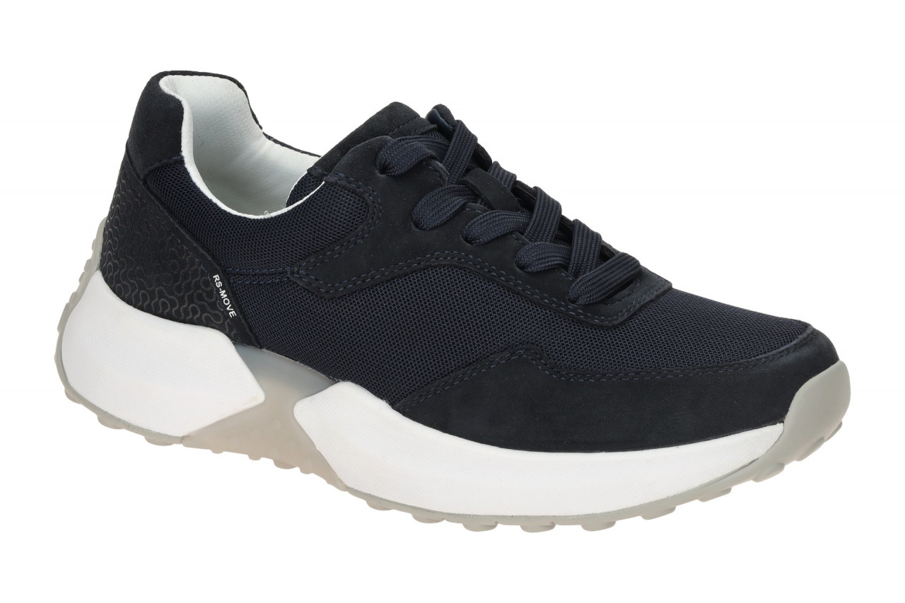 Gabor 66.996.46 ROLLINGSOFT Damen-Sneaker dark-blue atmungsaktiv - Velourlede... 1 Gabor 66.996.46 ROLLINGSOFT Damen-Sneaker dark-blue atmungsaktiv - Velourlede...