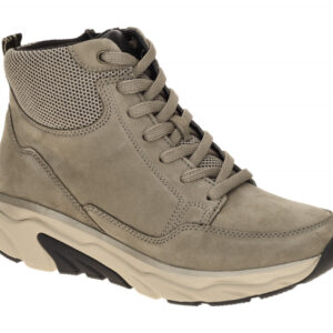 Gabor 76.835.42 ROLLINGSOFT - Damen Stiefeletten grau + schwarz (fango/schwar...
