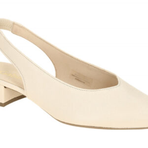 Gabor 81.520.22 Sling Pumps Beige Echtleder Spitz Absatz 3cm