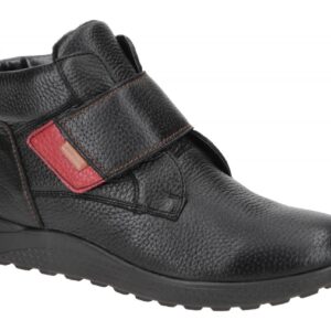 Waldl?ufer Damen Stiefeletten 778802 schwarz/rubin bequem mit recycelter Lauf...