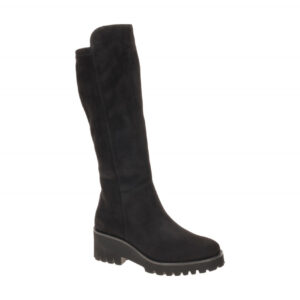 Paul Green Damenstiefel 8241-000 Schwarz (Black) Langschaft Keil Stiefel