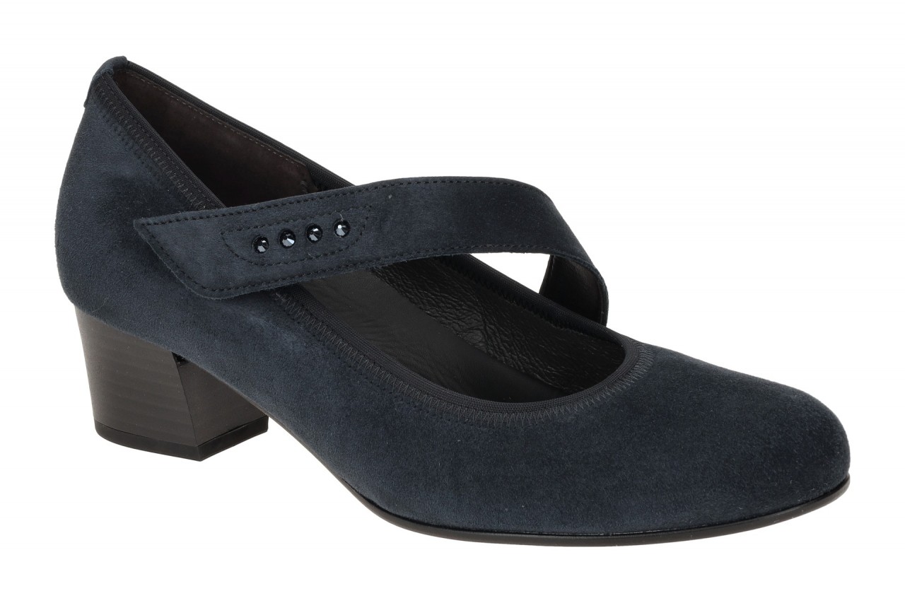 Gabor 66.149.46 Pumps PALMA Comfort dark-blue Samtchevreau Klett H-Weite 1 Gabor 66.149.46 Pumps PALMA Comfort dark-blue Samtchevreau Klett H-Weite